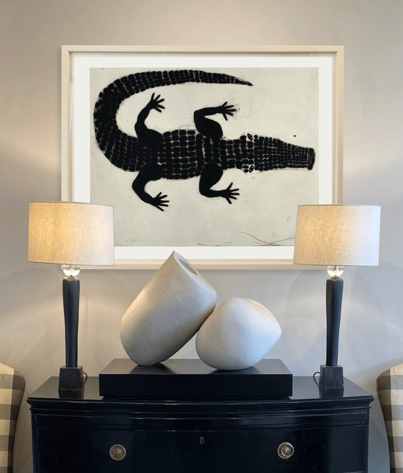 Kate Boxer, Alligator (Unframed)