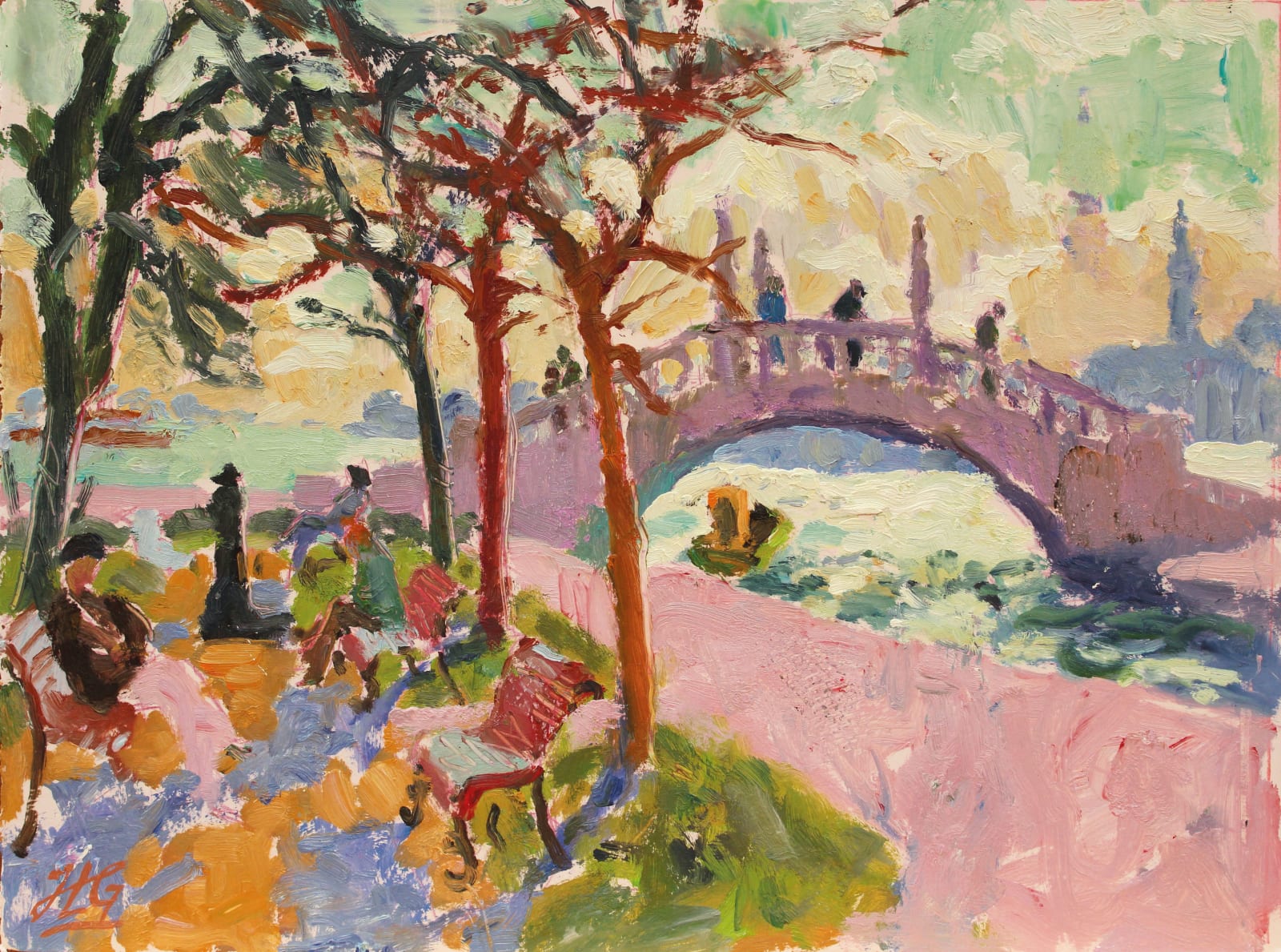 Hugo Grenville, Winter Afternoon, Campiello della Malvasia