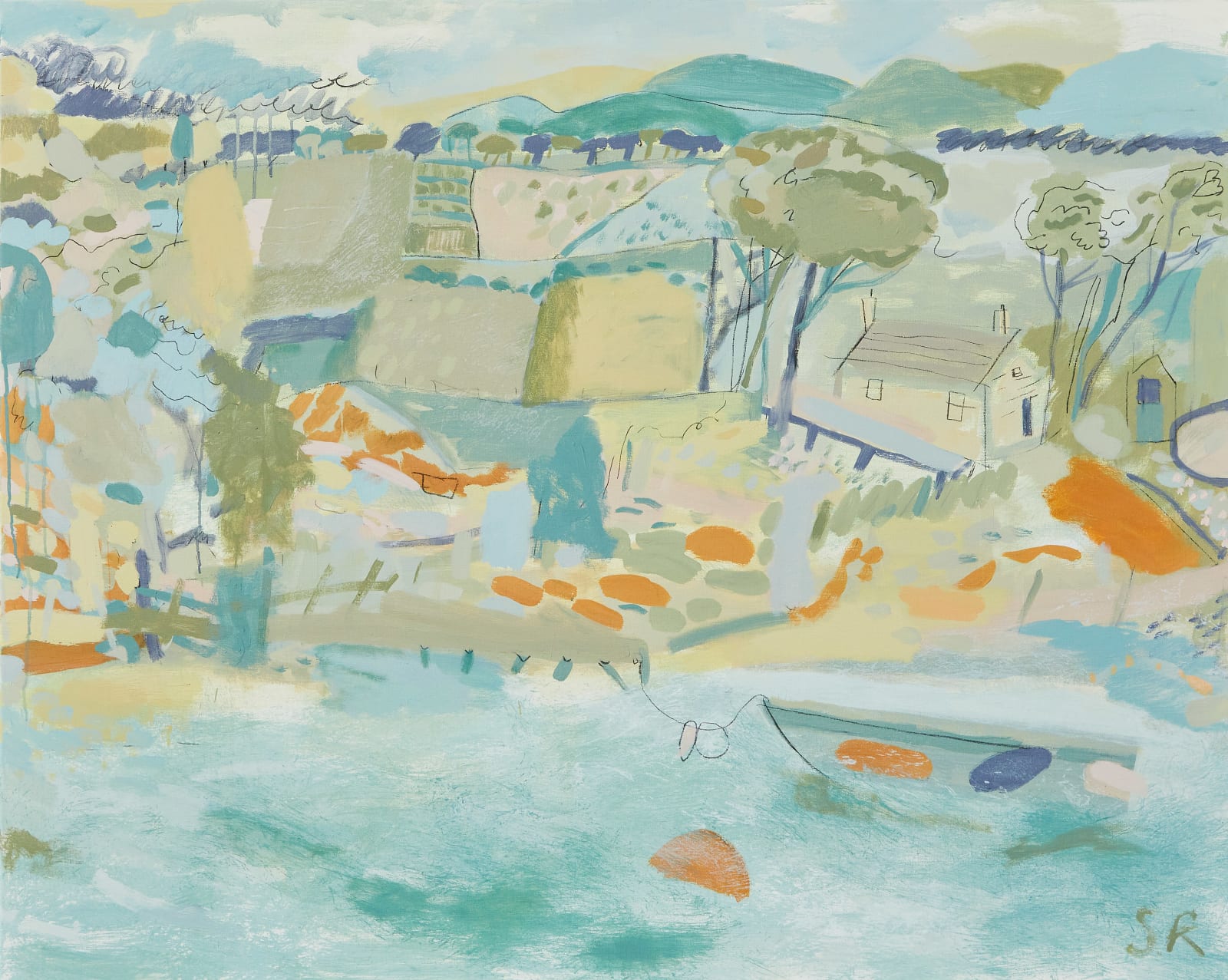 Sam Rudd, Beach House (Hungerford Gallery)