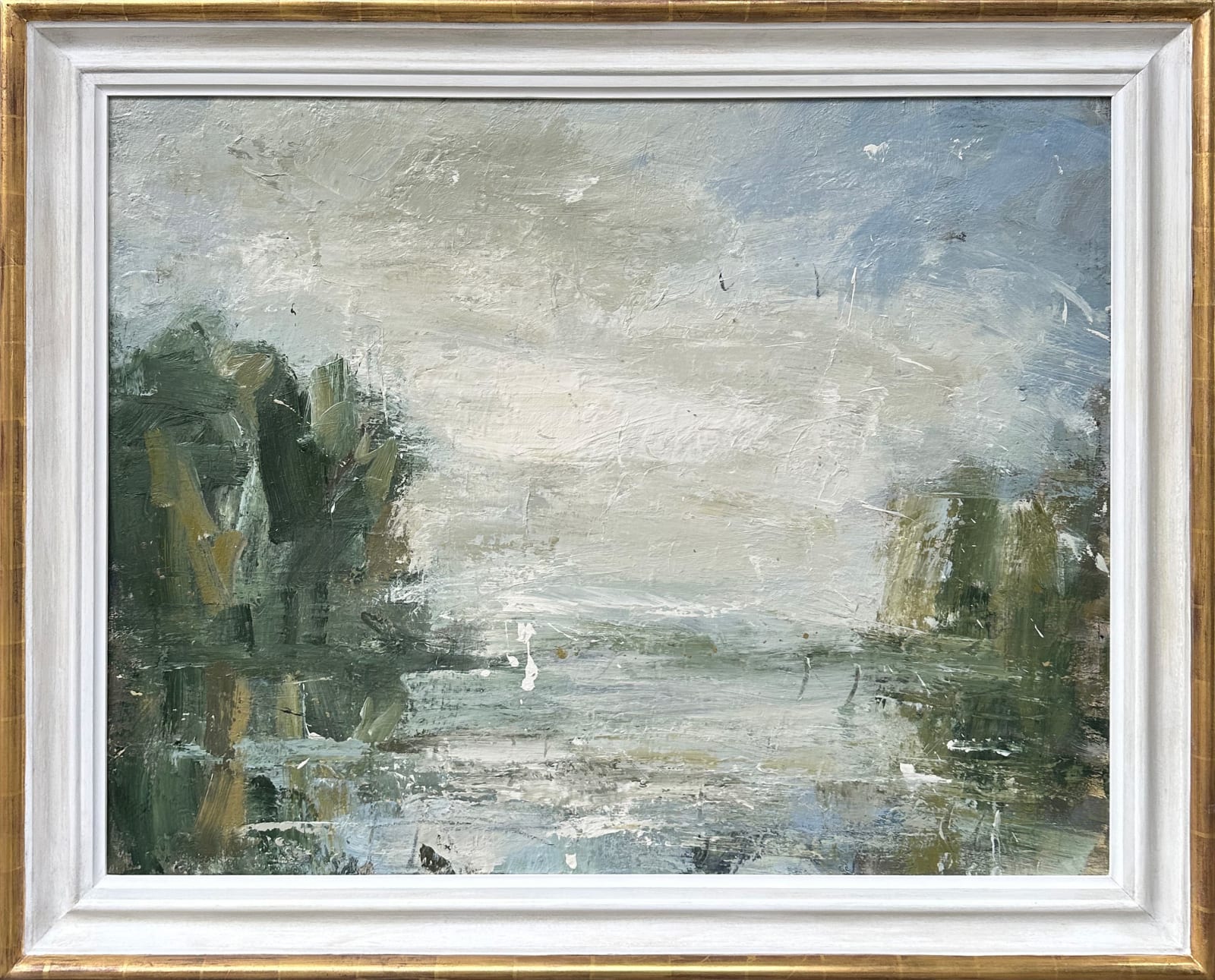 Louise Balaam, Across the Stour - Constable's View (London Gallery)