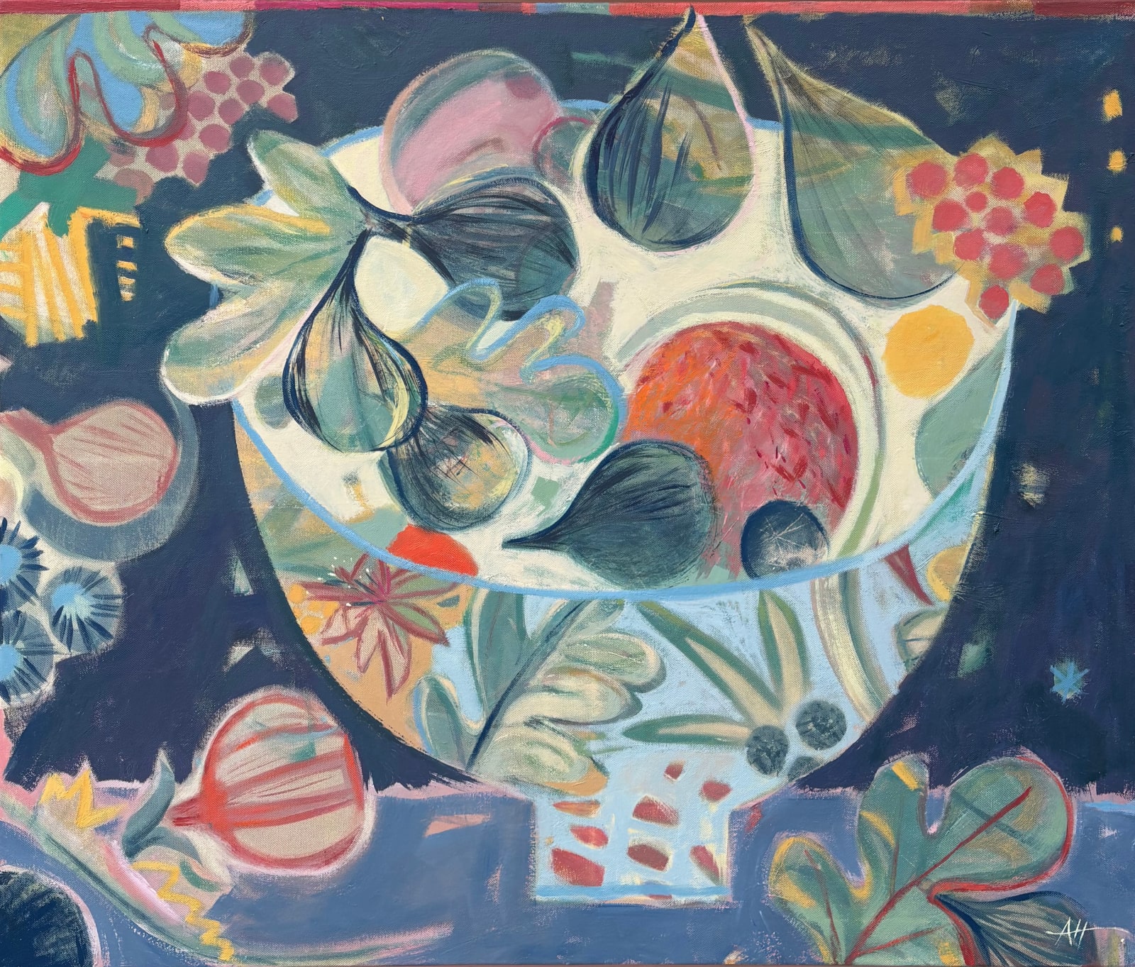 Anna Hymas, Bowl of Figs (London Gallery)