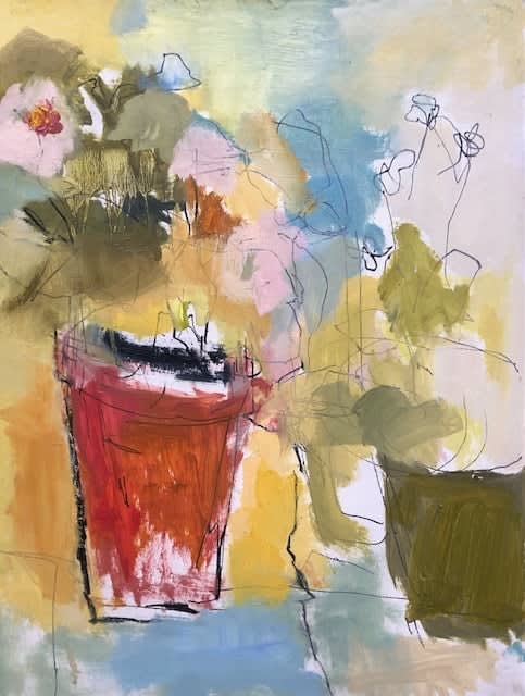 Jo Vollers, Garden Pot (Hungerford Gallery)