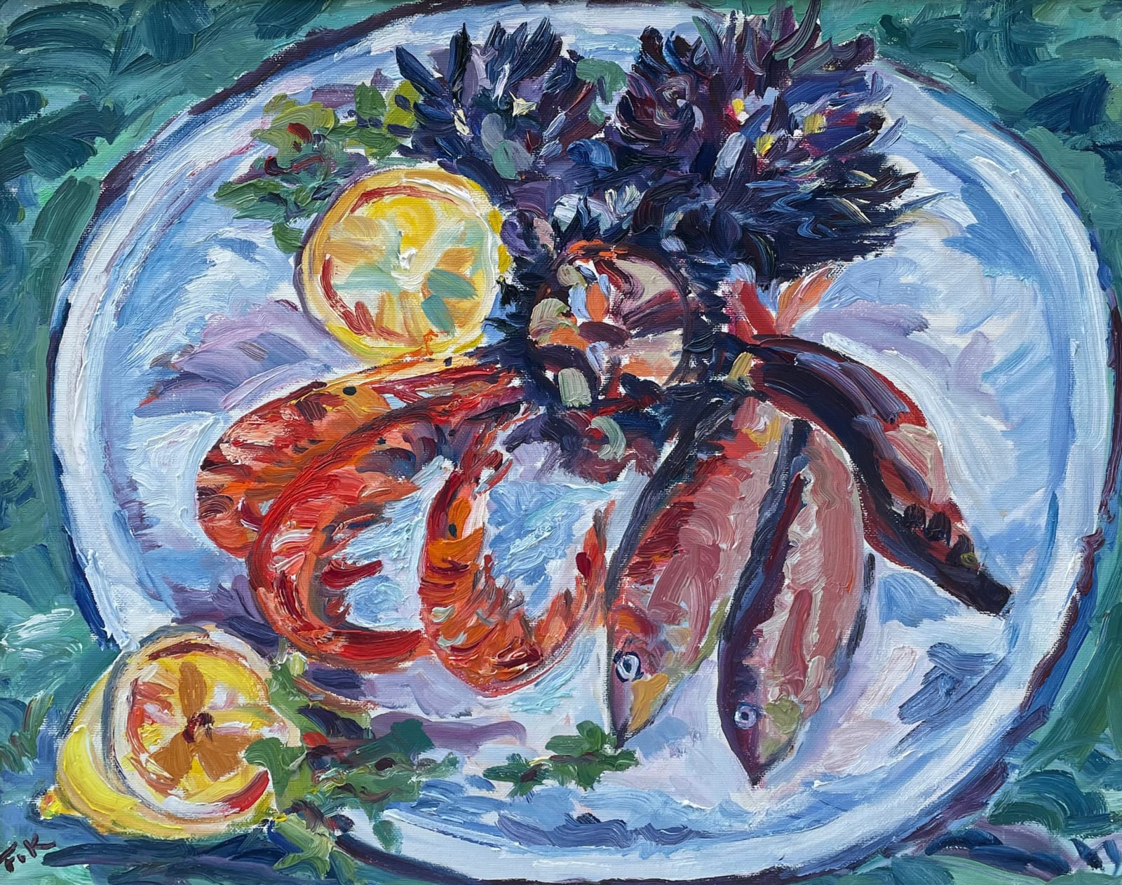 Fi Katzler, Sea Urchins, Prawns and Rouget