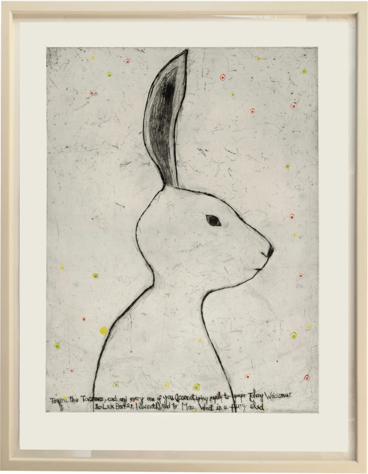 Kate Boxer, To You the Tarzans (Unframed)