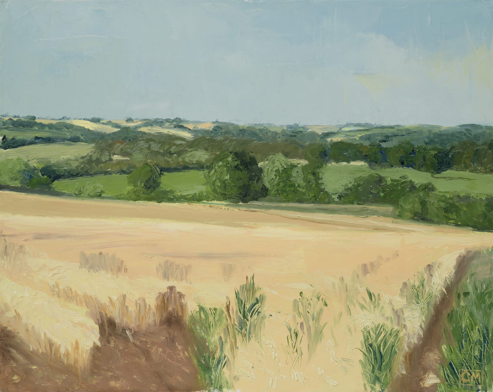 Celia Montague, Waiting for Harvest, Cotswolds