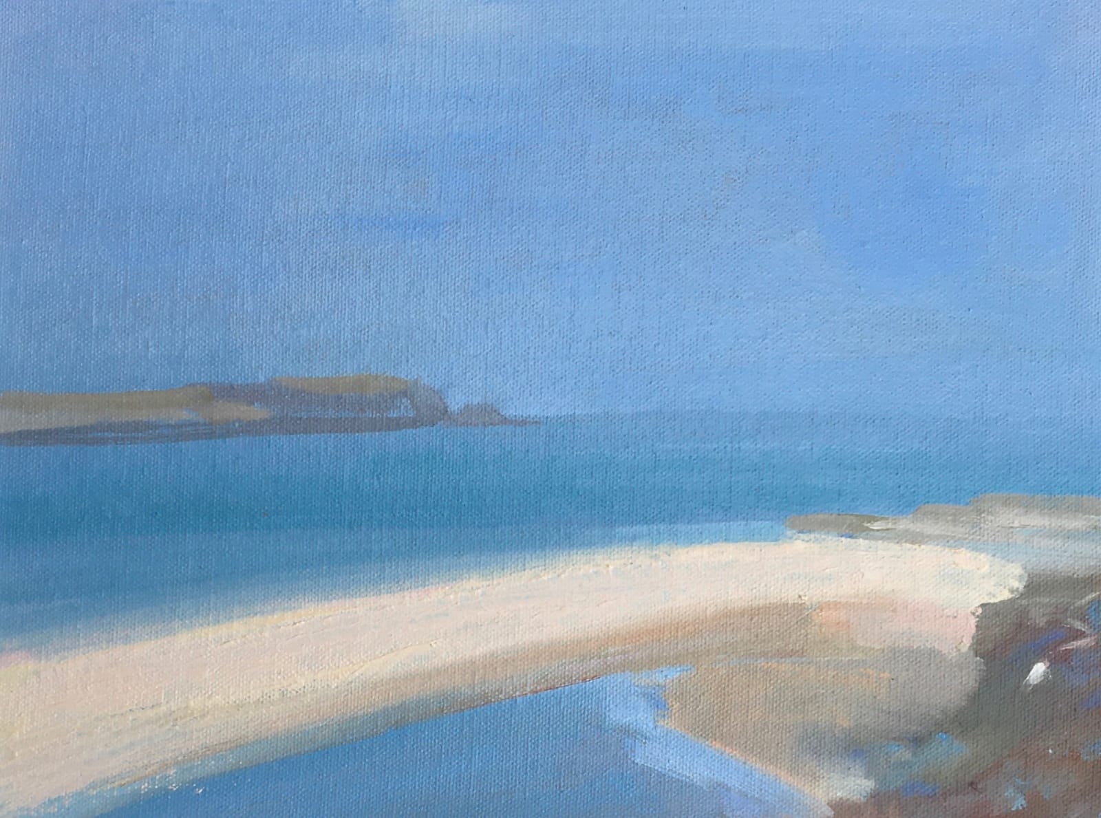 Andrew Jago, Sand Bar, Daymer Bay (Hungerford Gallery)