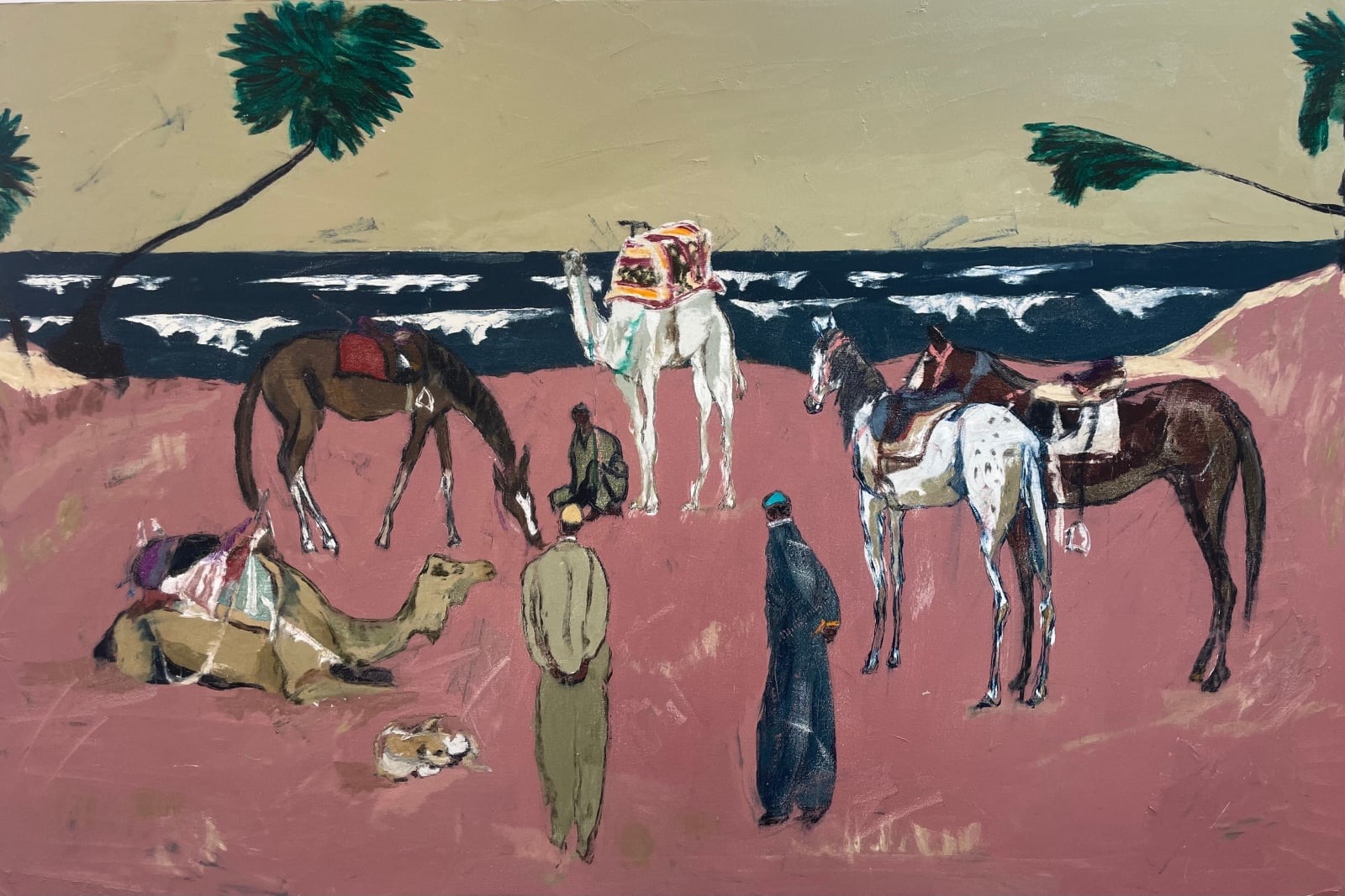 Max Leuchars, Afternoon Meeting on Banana Beach (London Gallery)
