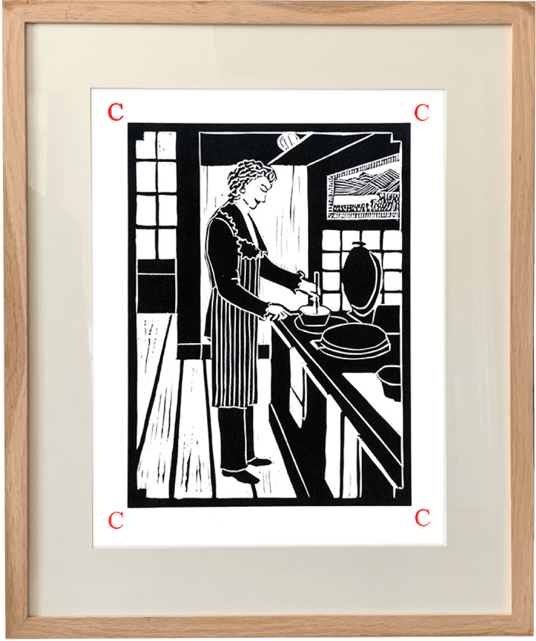 Dione Verulam, c is for cooking (Unframed)