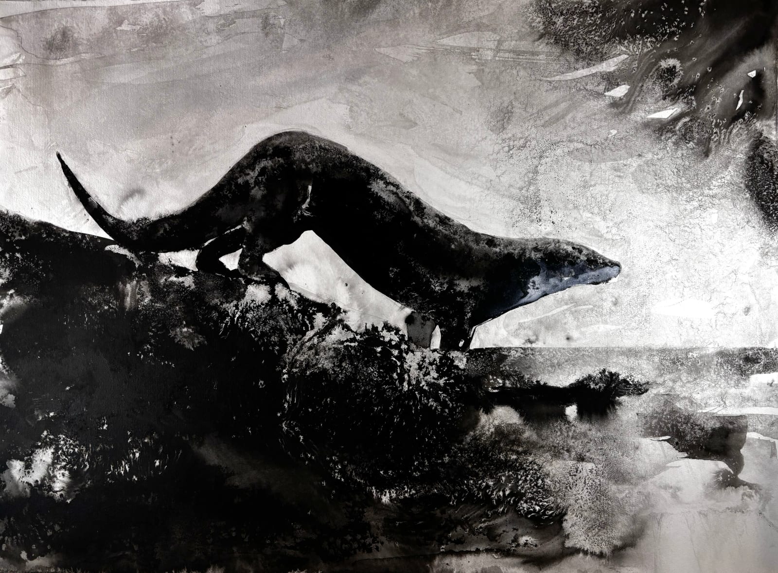 James Roberts, Otter at the Edge (London Gallery)