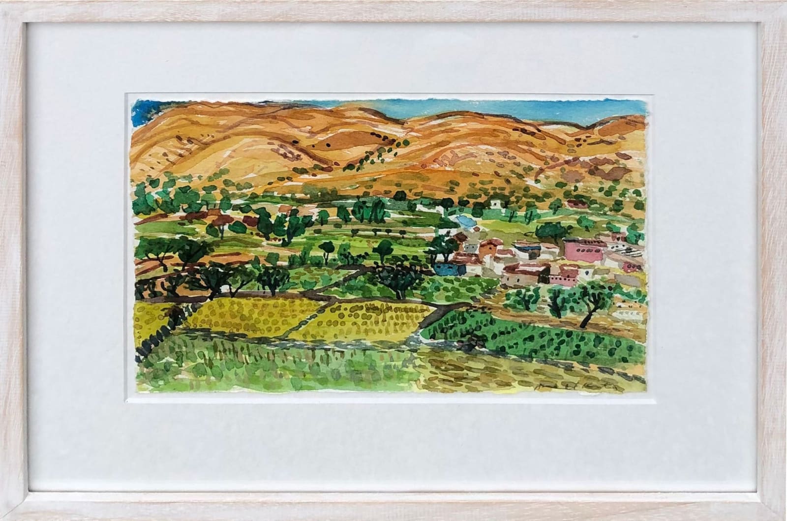 Annabel Keatley, Tribal Village and Paddy Fields (Hungerford Gallery)