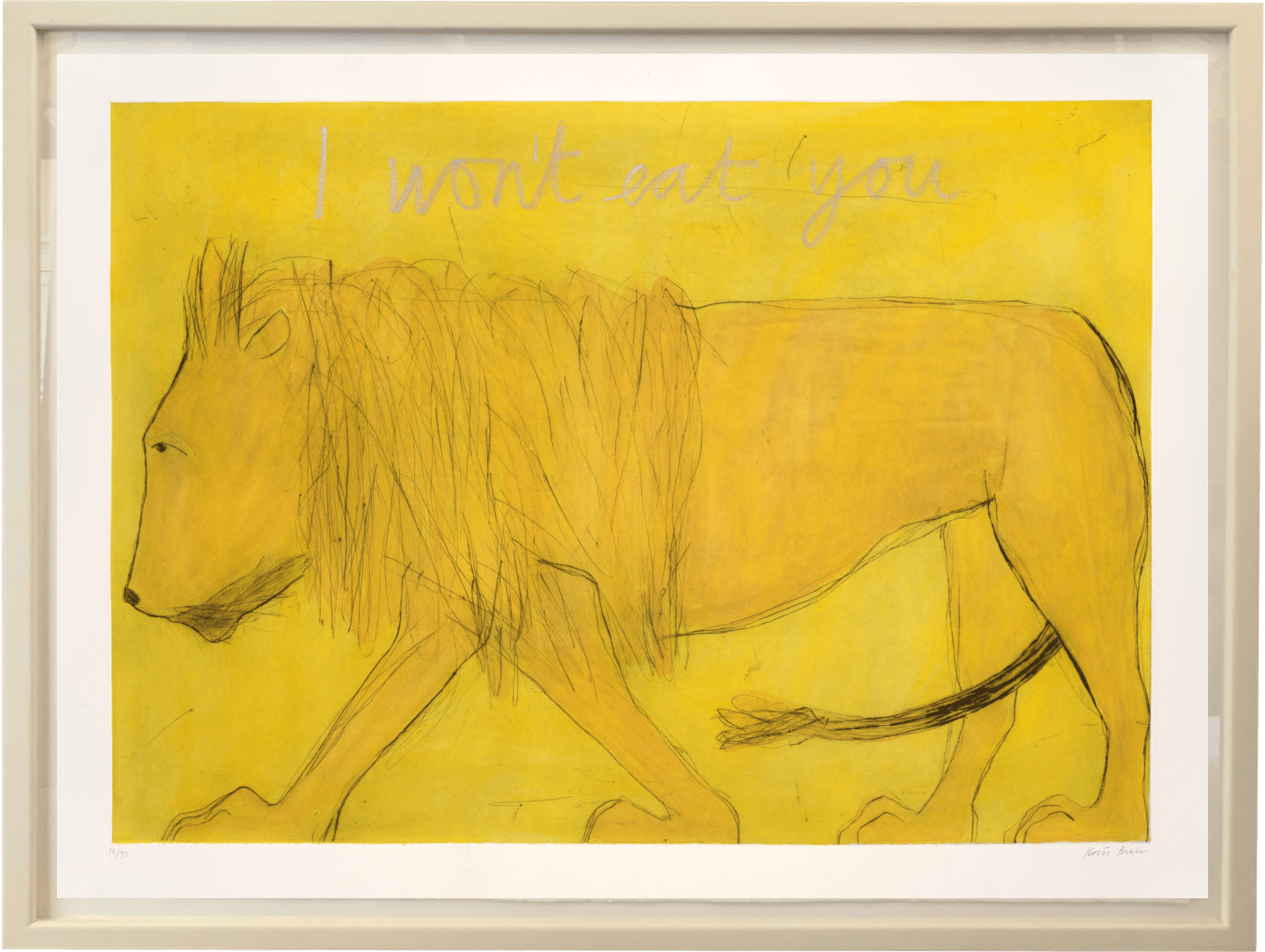 Kate Boxer, I Won't Eat You (Unframed)