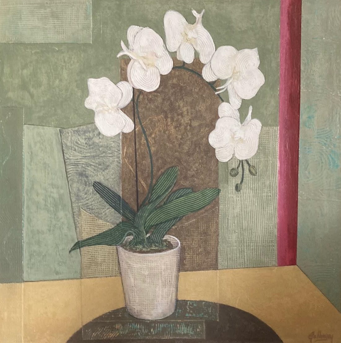 Jasper Galloway, Study of an Orchid (London Gallery)