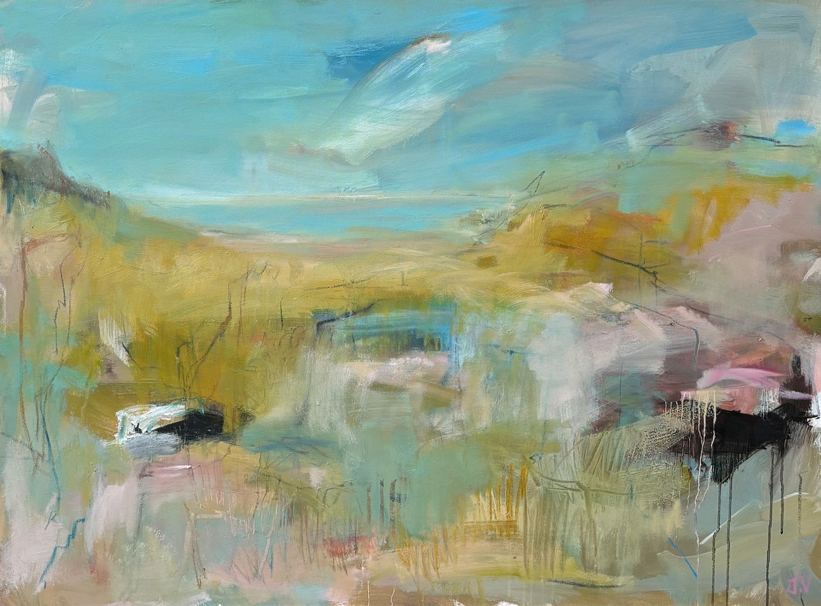 Jo Vollers, Blustery Day (Hungerford Gallery)