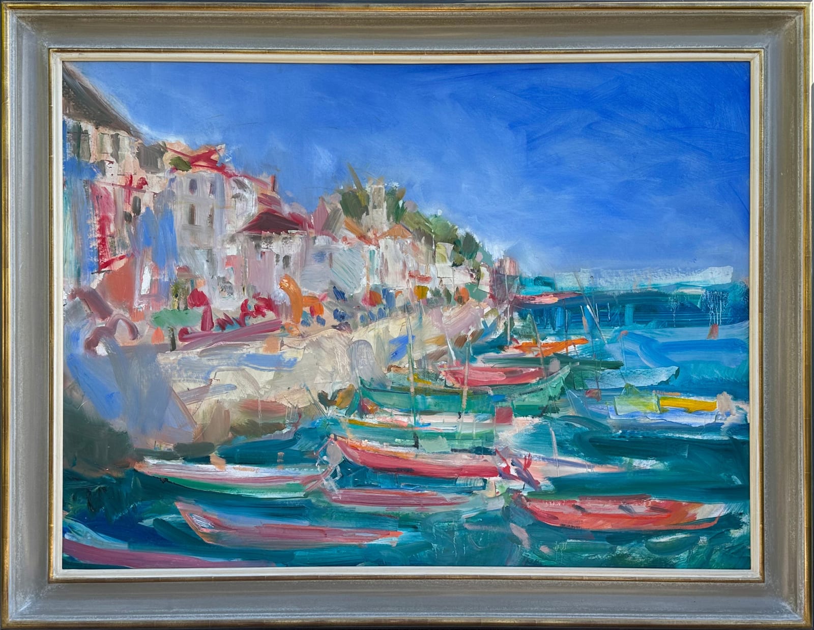 Jemma Powell, Boats in Lamu (Thyme, Gloucestershire)