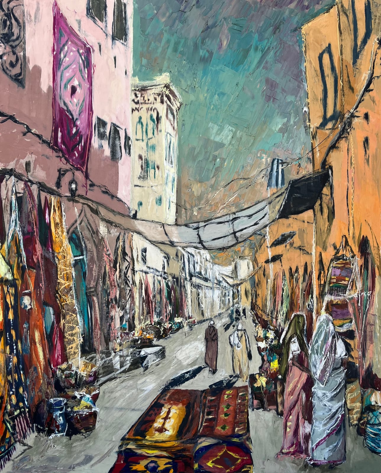 Max Leuchars, Marrakesh Street Scene