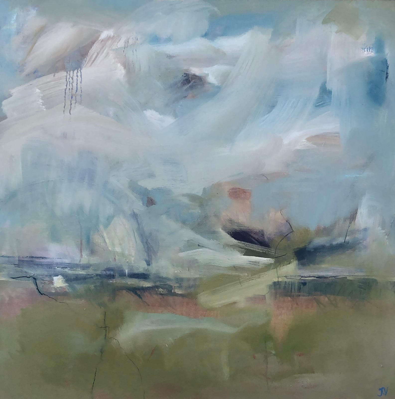 Jo Vollers, Misty Coast (Hungerford Gallery)