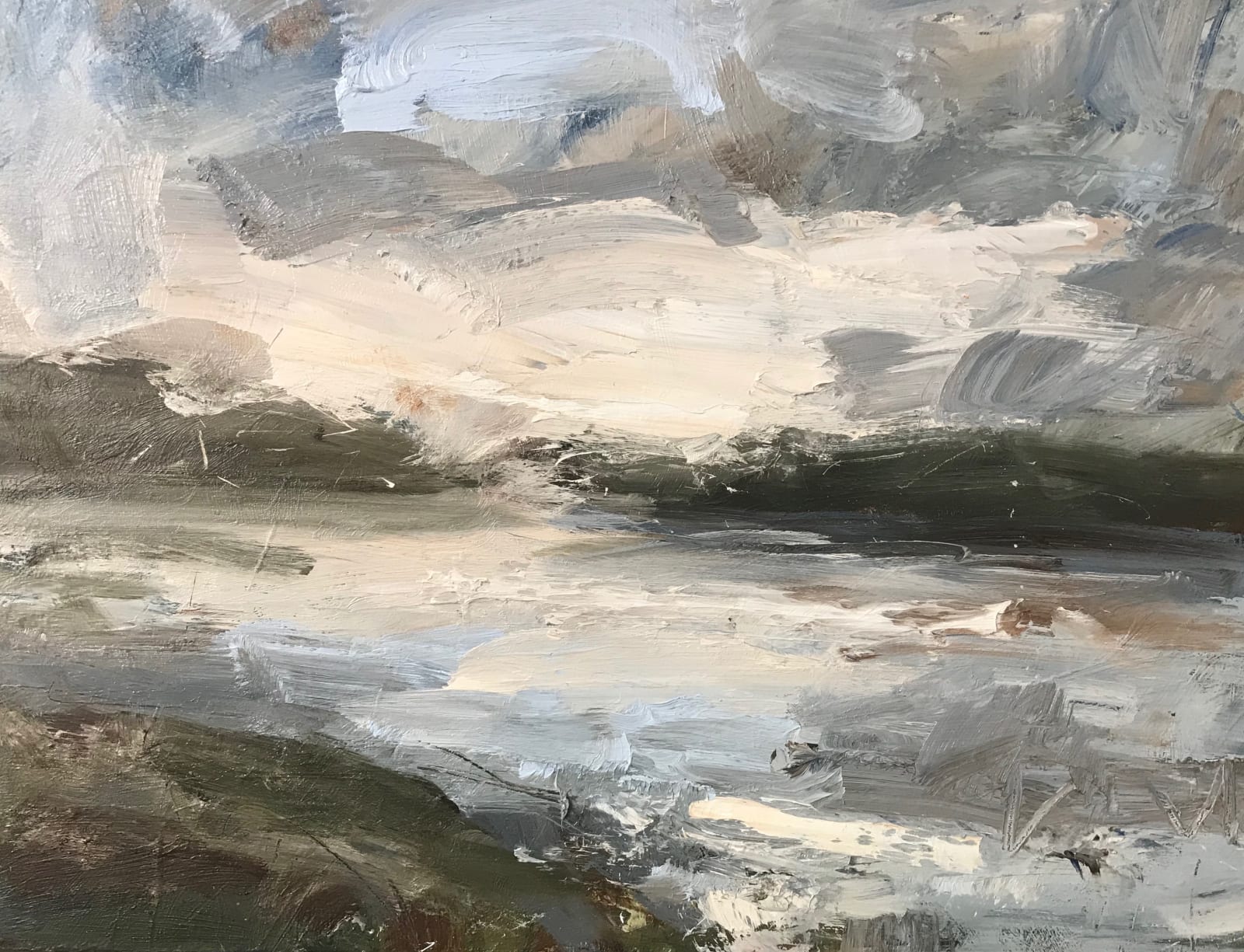 Louise Balaam, Loch, Sky Reflected (London Gallery)