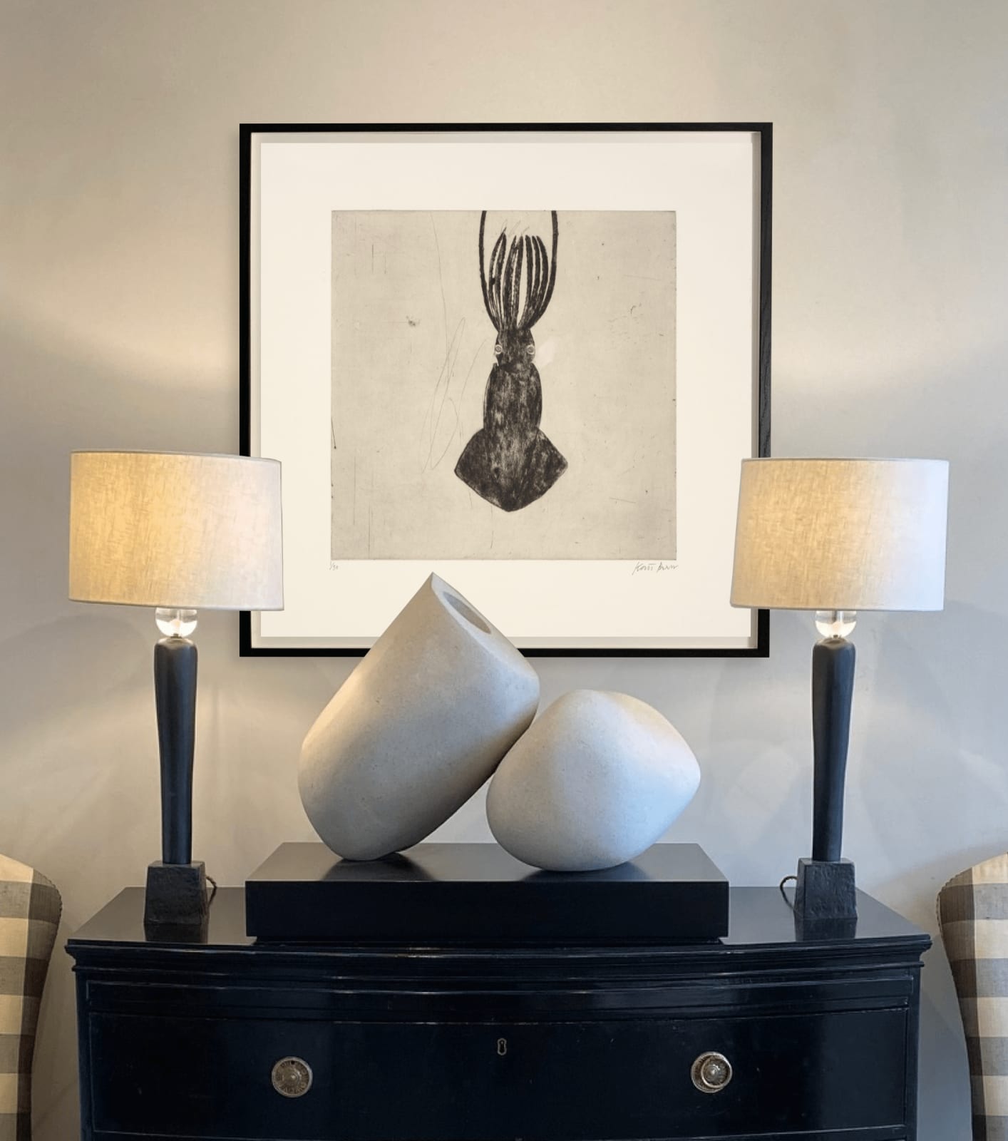 Kate Boxer, Squid (Unframed)