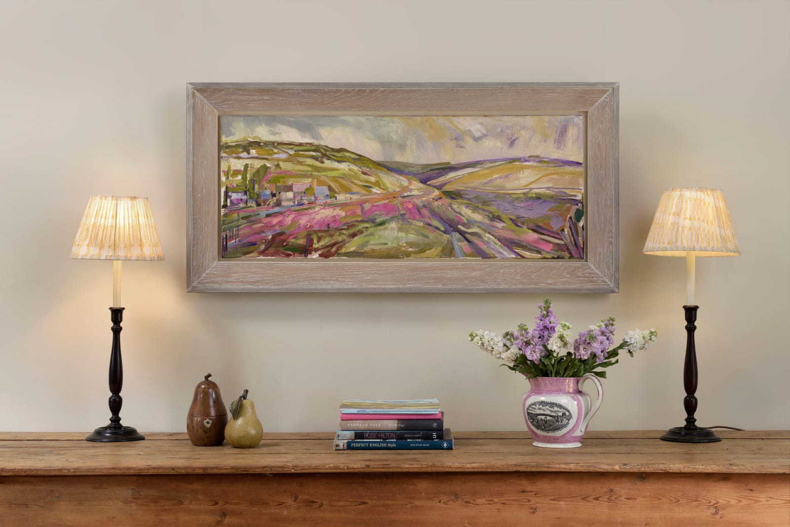 Emma Haggas, Village in the Dales (Hungerford Gallery)