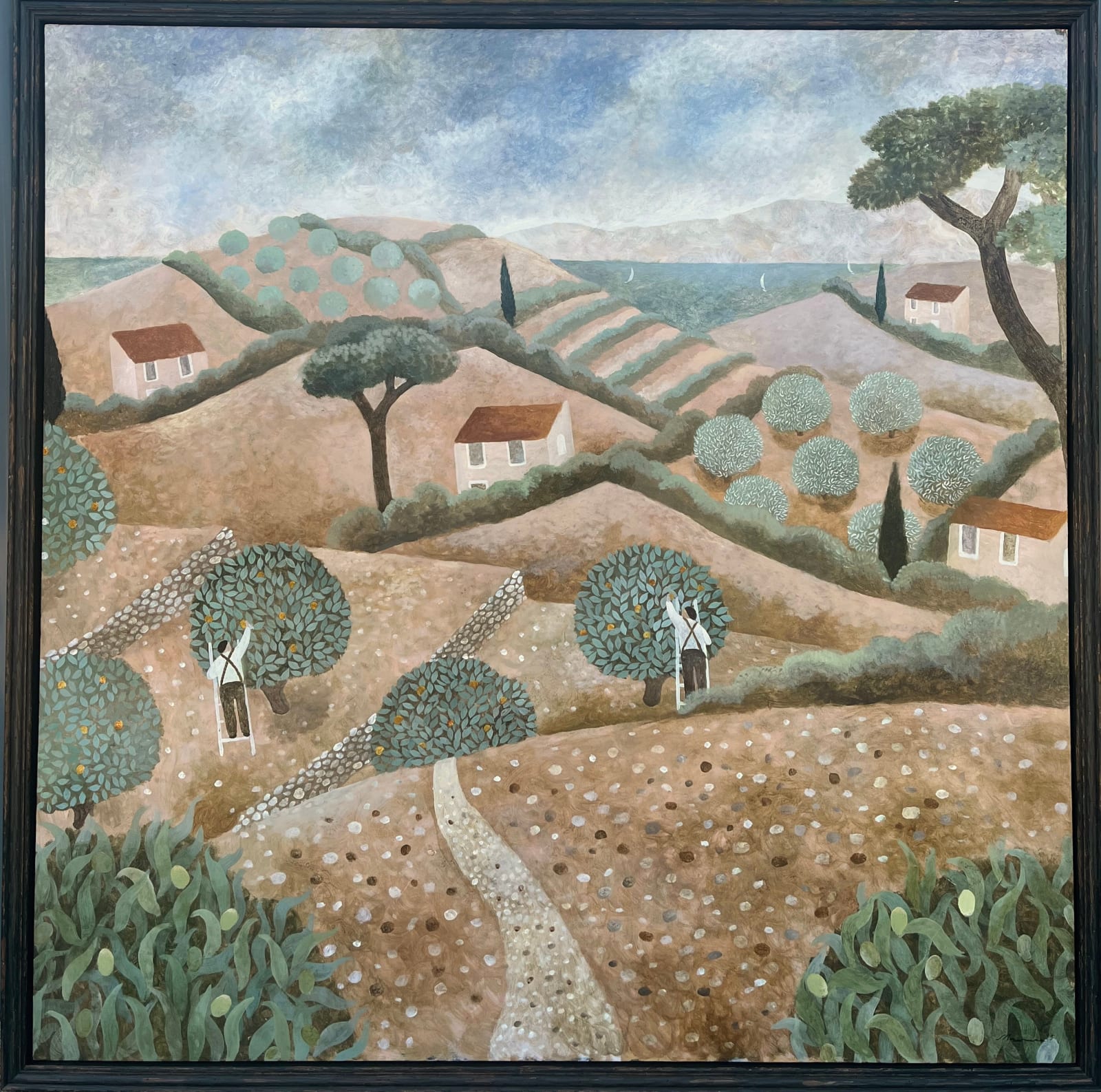 Sarah Bowman, Afternoon Walk, Mallorca (Hungerford Gallery)
