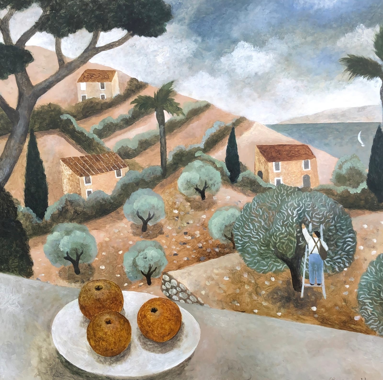 Sarah Bowman, Oranges, Mallorca (London Gallery)
