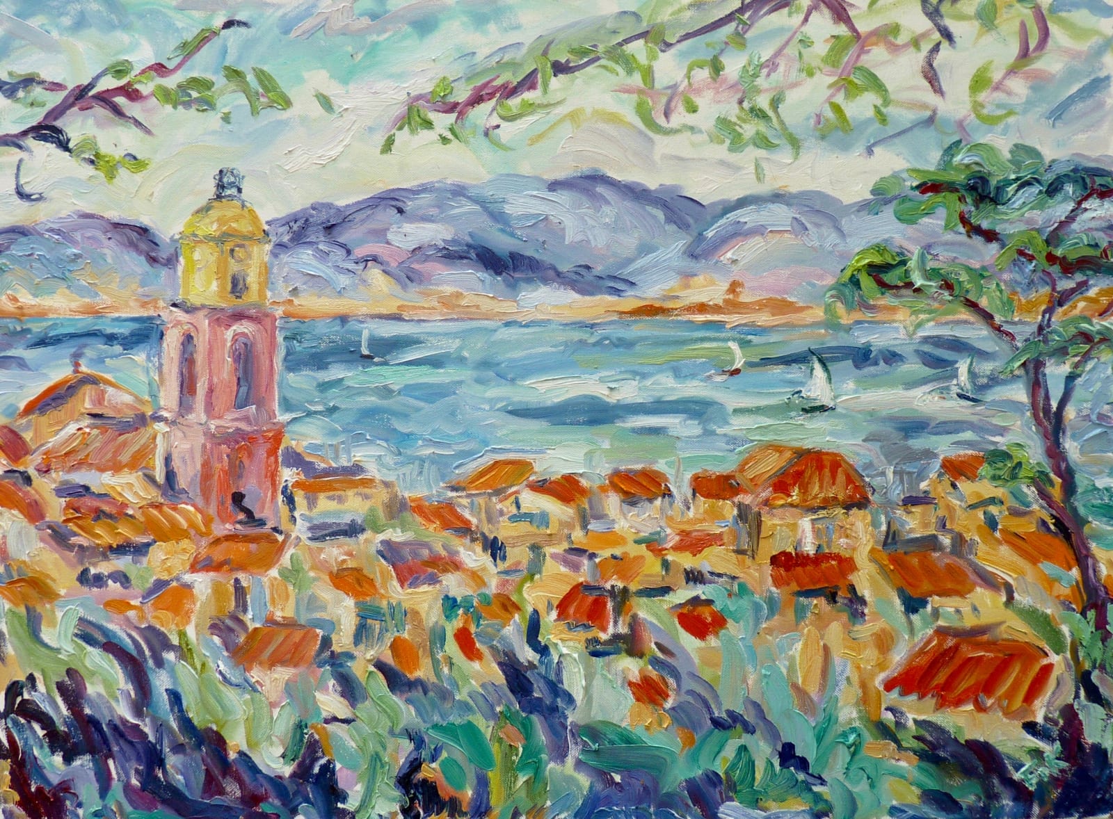 Fi Katzler, Morning Sun at St Tropez