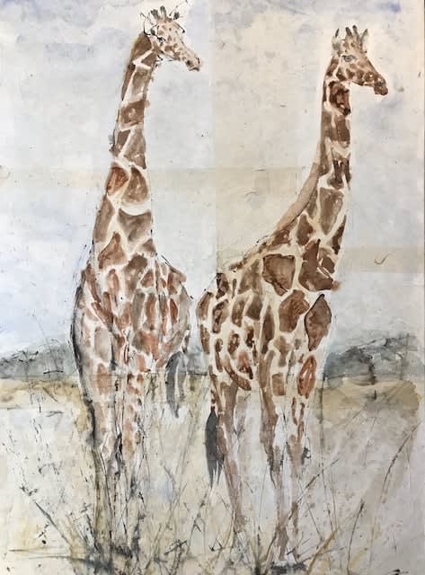 Christine Seifert, Giraffes (Hungerford Gallery)