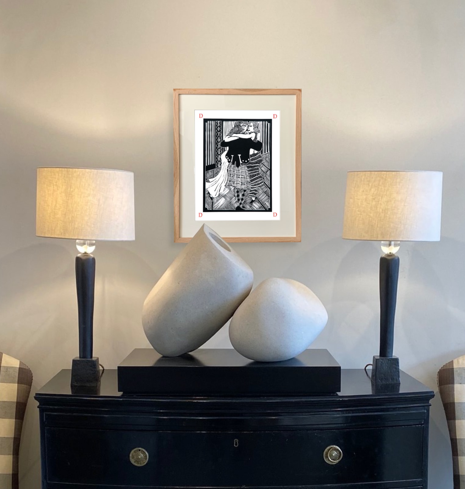 Dione Verulam, d is for dancing (Unframed)