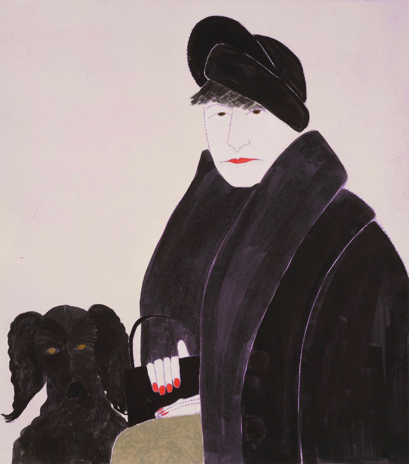 Kate Boxer, Dorothy Parker (Framed)