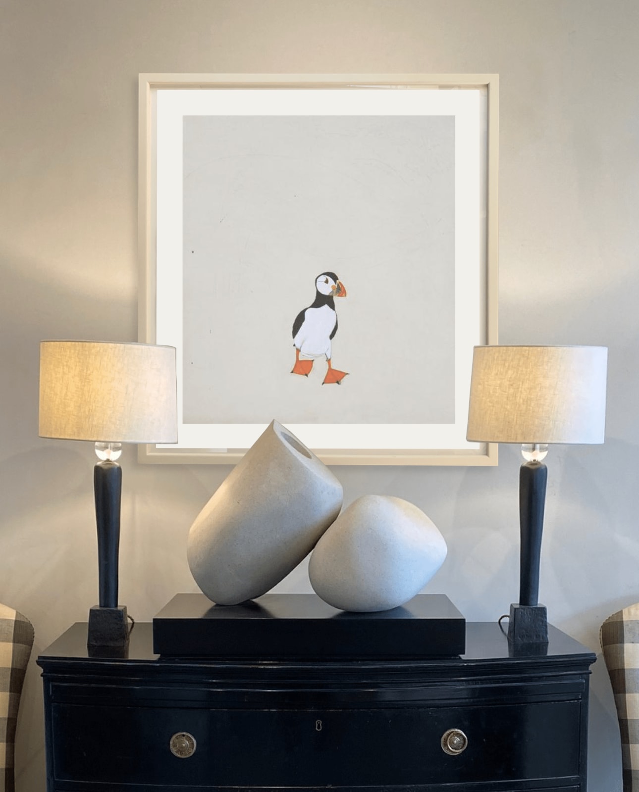 Kate Boxer, Puffin (Unframed)