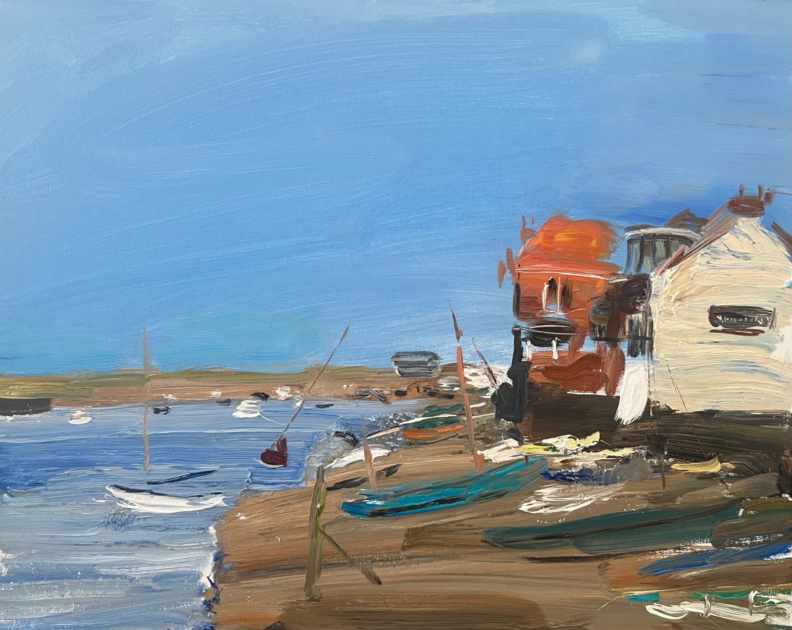 Richard Colson, Wells Harbour (Hungerford Gallery)