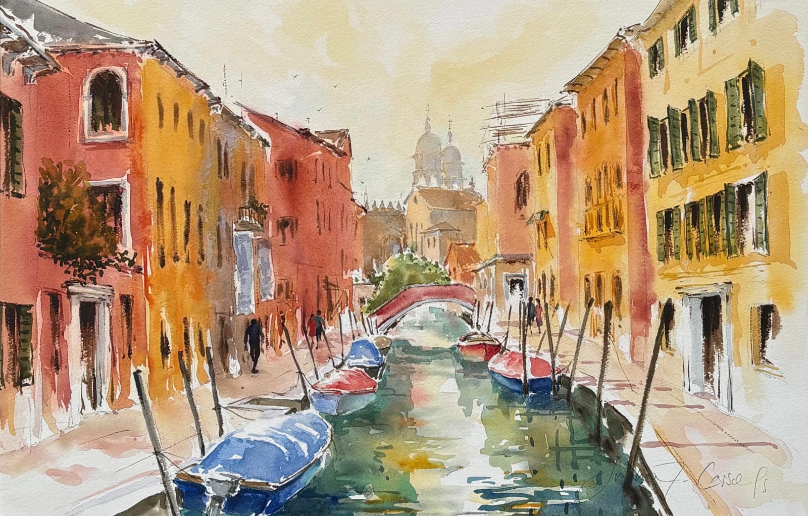 Julia Cassels, Rio di San Barnaba, Venice