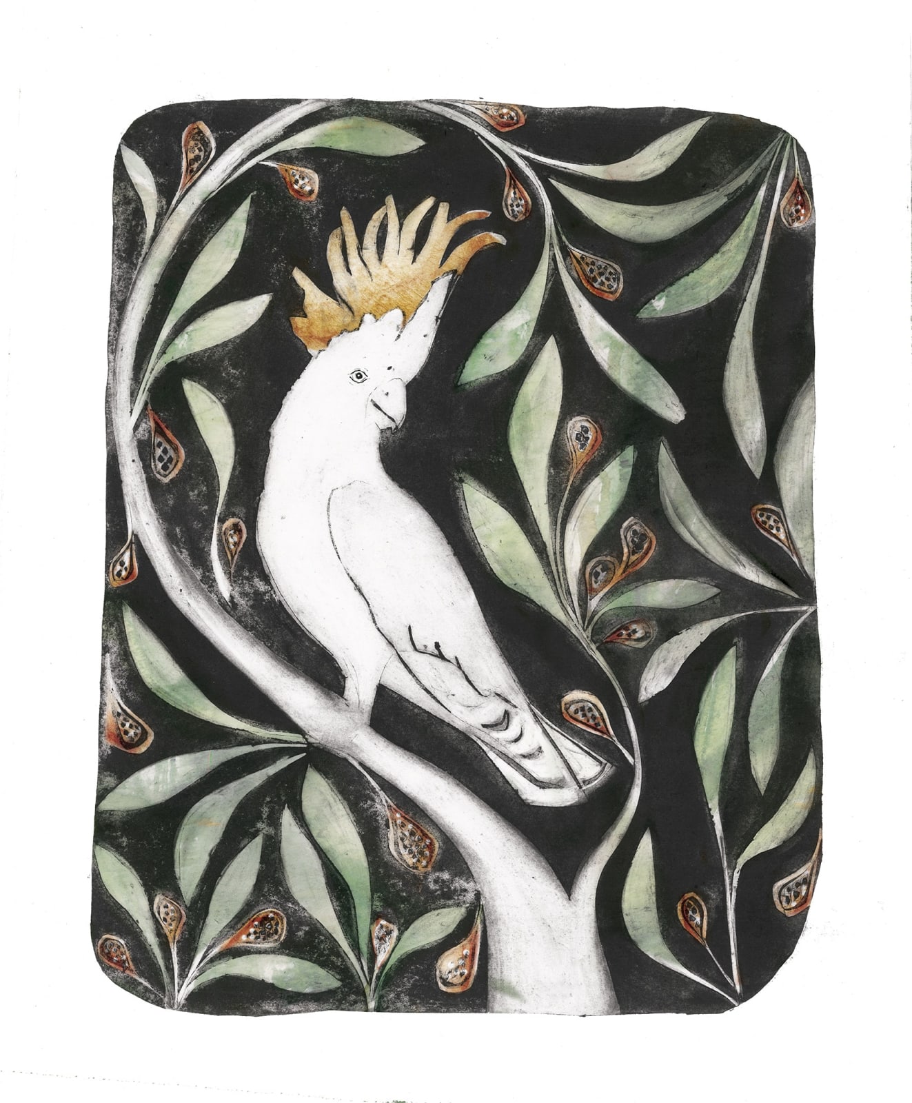 Beatrice Forshall, Yellow Crested Cockatoo (Unframed)