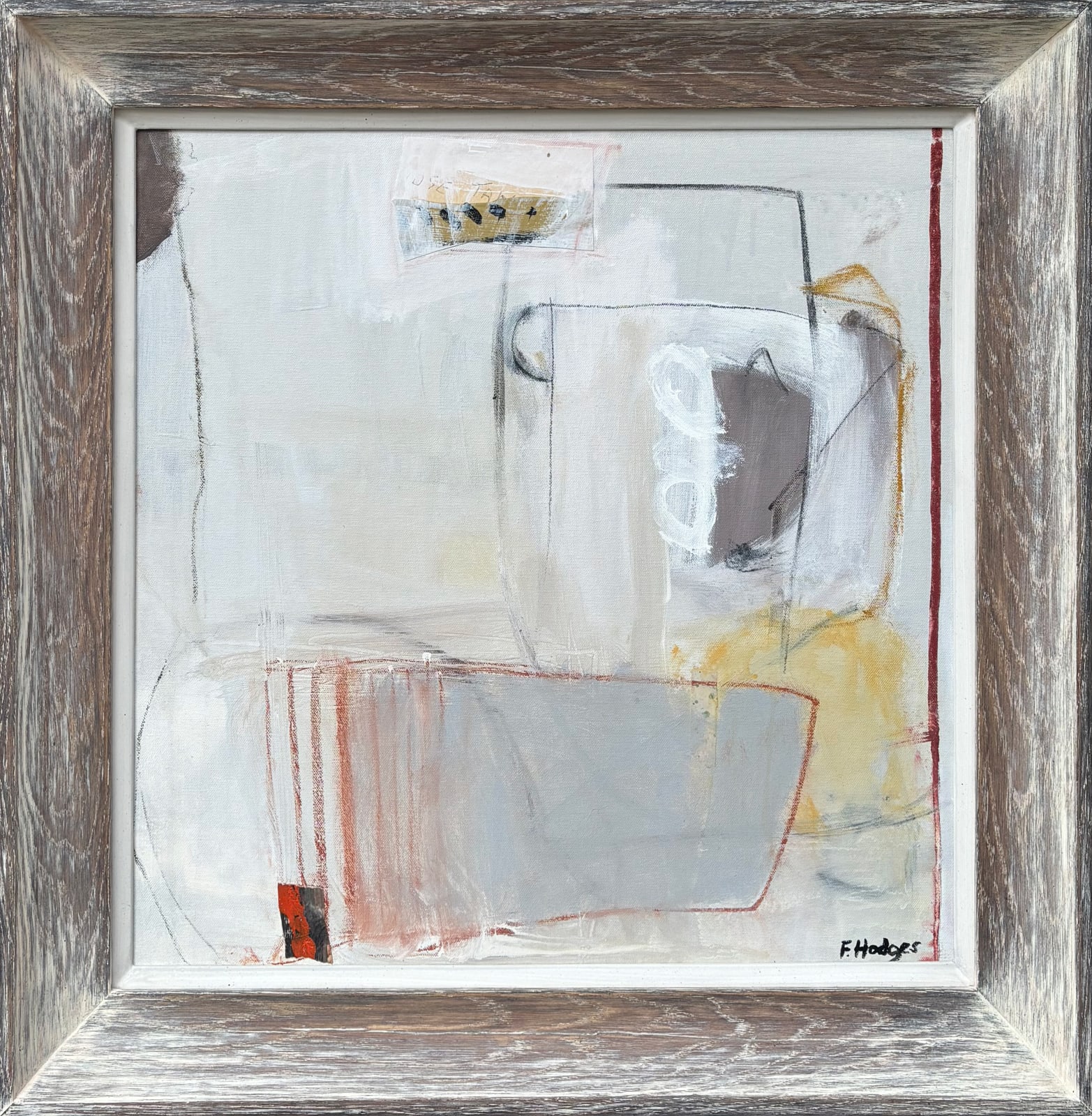 Felice Hodges, Still Life: Cinnabar and Off White (London Gallery)