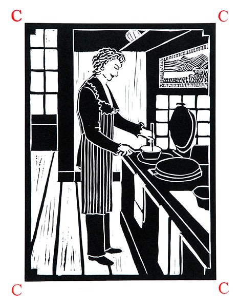 Dione Verulam, c is for cooking (Unframed)