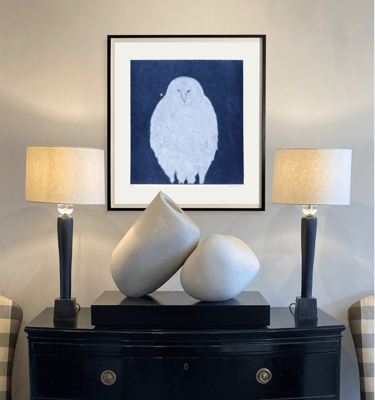 Kate Boxer, Owl - Night (Unframed)