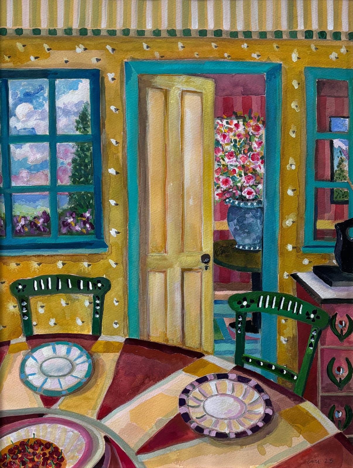 Lottie Cole, Interior with Barbara Hepworth