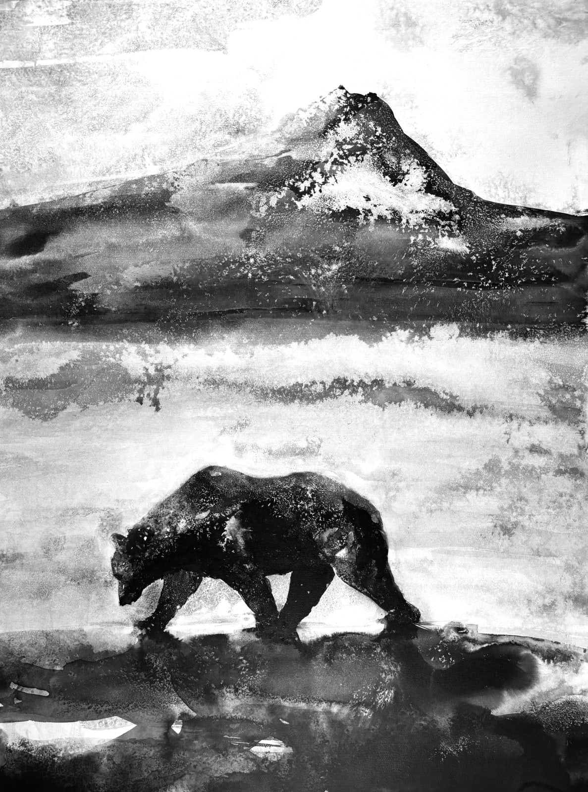 James Roberts, Bear on the Ridge (Hungerford Gallery)