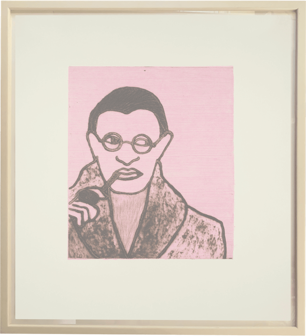 Kate Boxer, Jean Paul Sartre (Unframed)