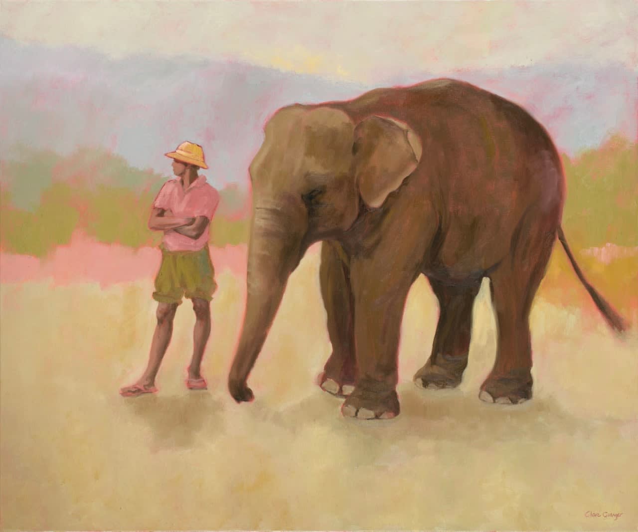 Clare Granger, Contemplation with Elephant