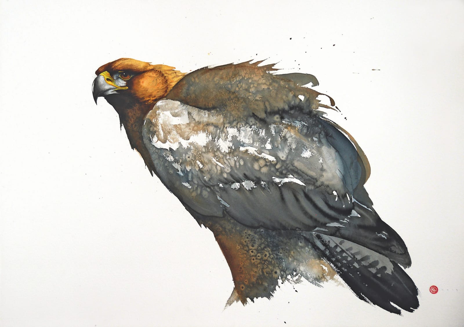 Karl Martens, Golden Eagle (Unframed) (London Gallery)