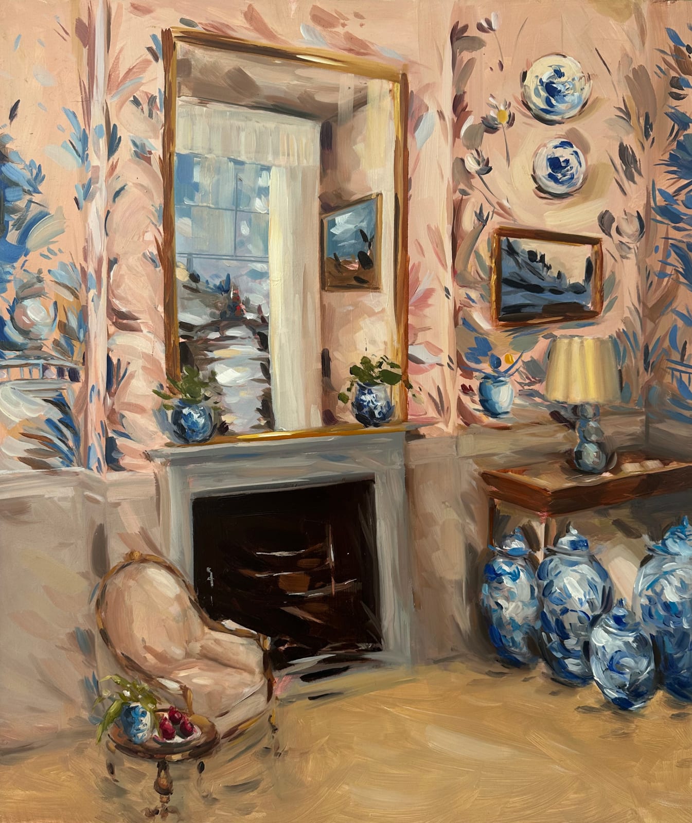 Georgina Crisford, As The Mazy Web She Whirls (Hungerford Gallery)