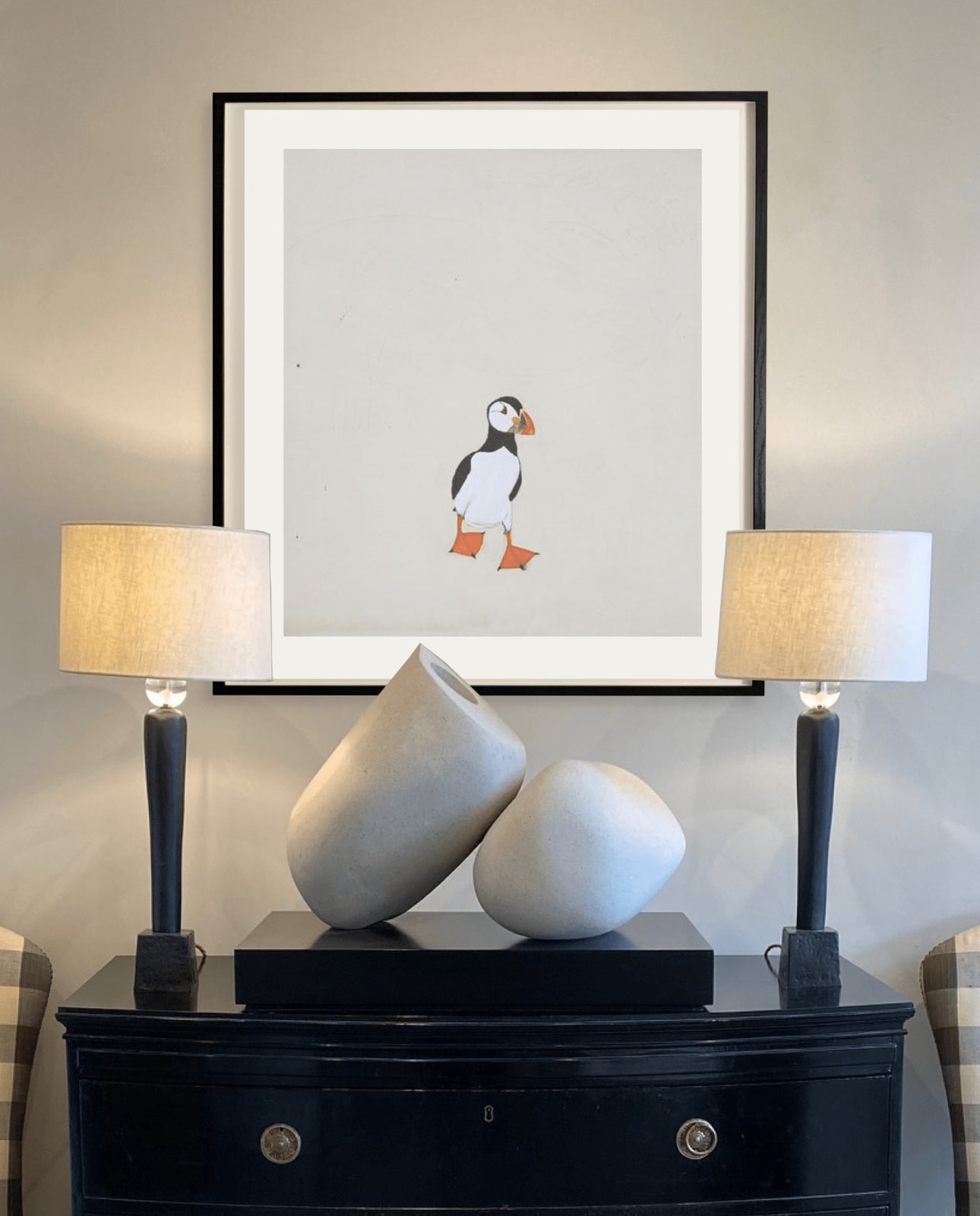 Kate Boxer, Puffin (Unframed)