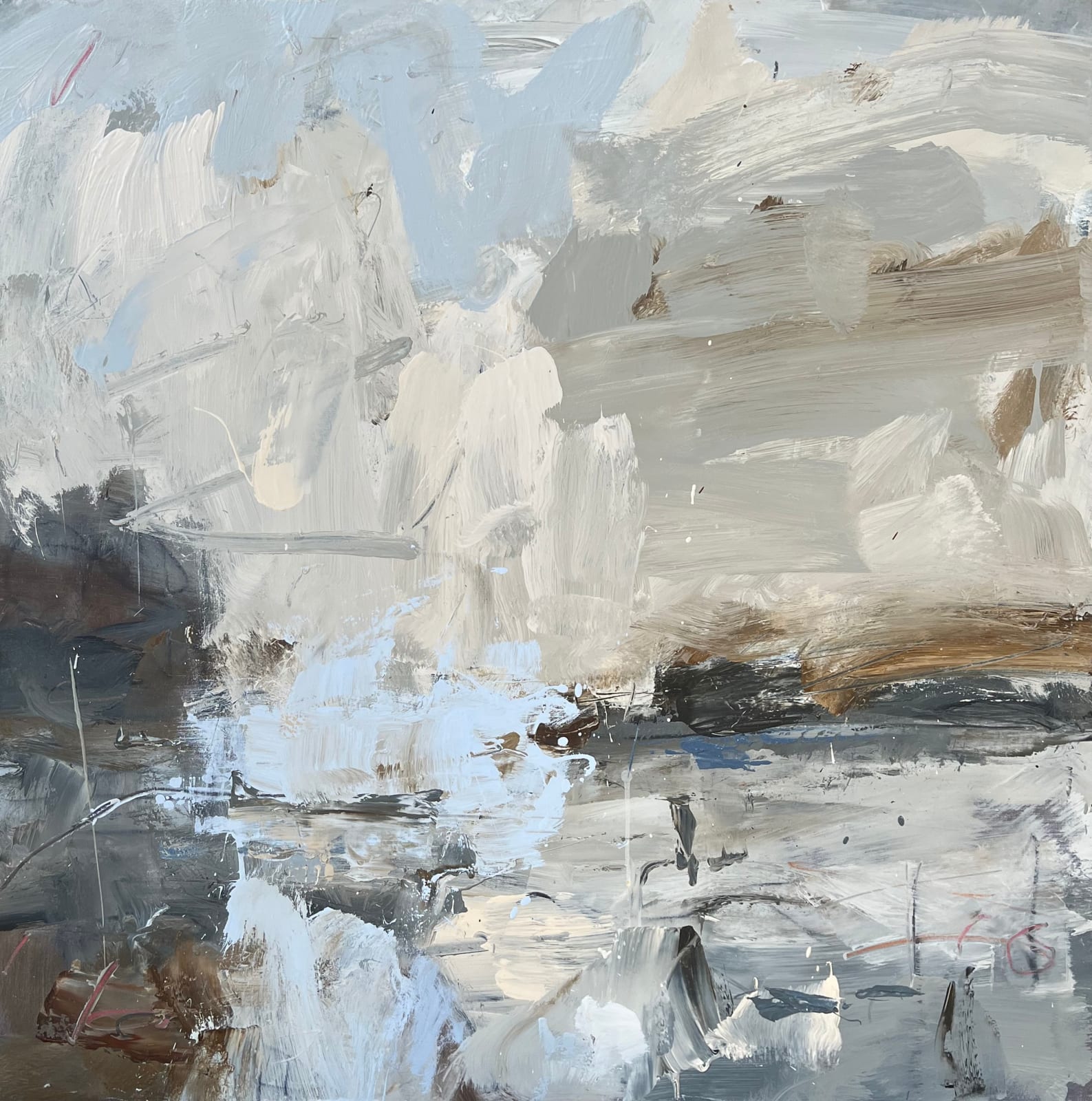 Louise Balaam, Pale Blue, Rasaay (Unframed) (London Gallery)