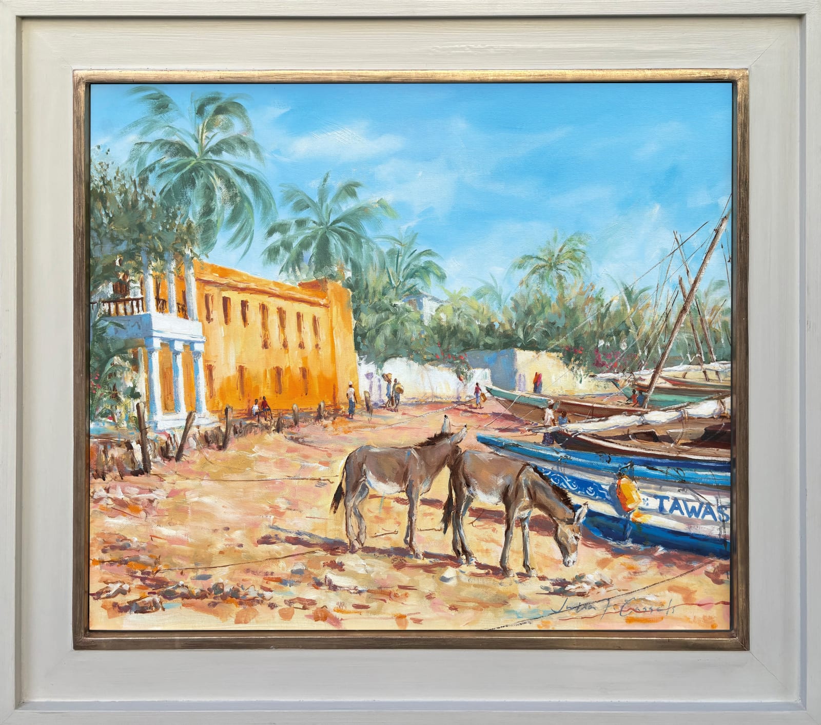 Julia Cassels, Shela Harbour (Hungerford Gallery)