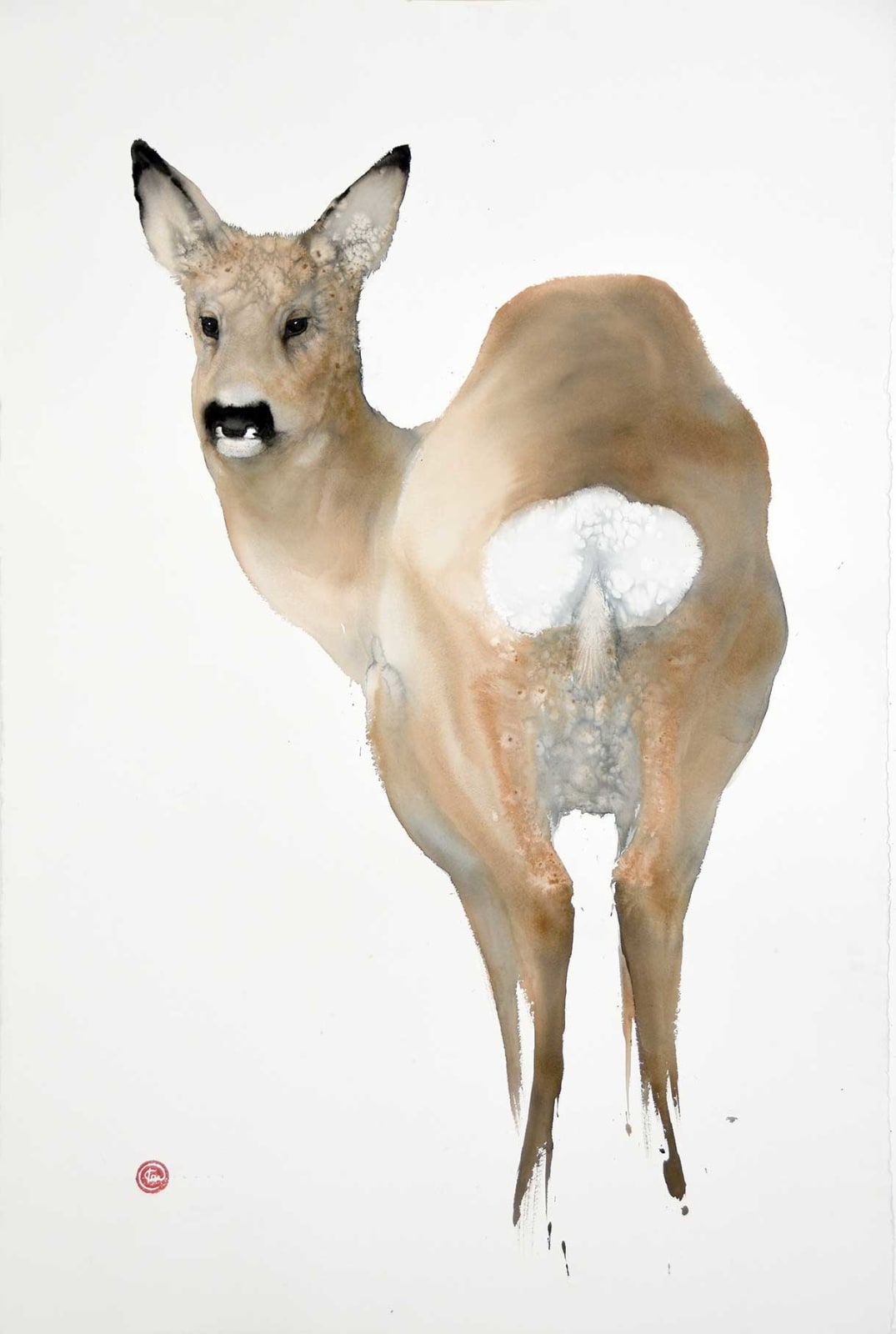 Karl Martens, Doe Deer (Unframed)