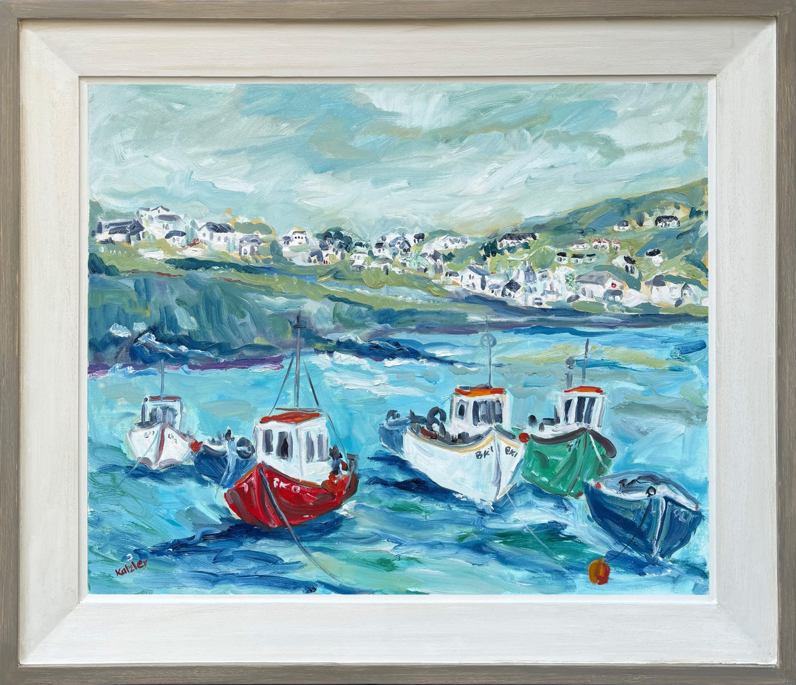 Fi Katzler, Harbour Boats (London Gallery)