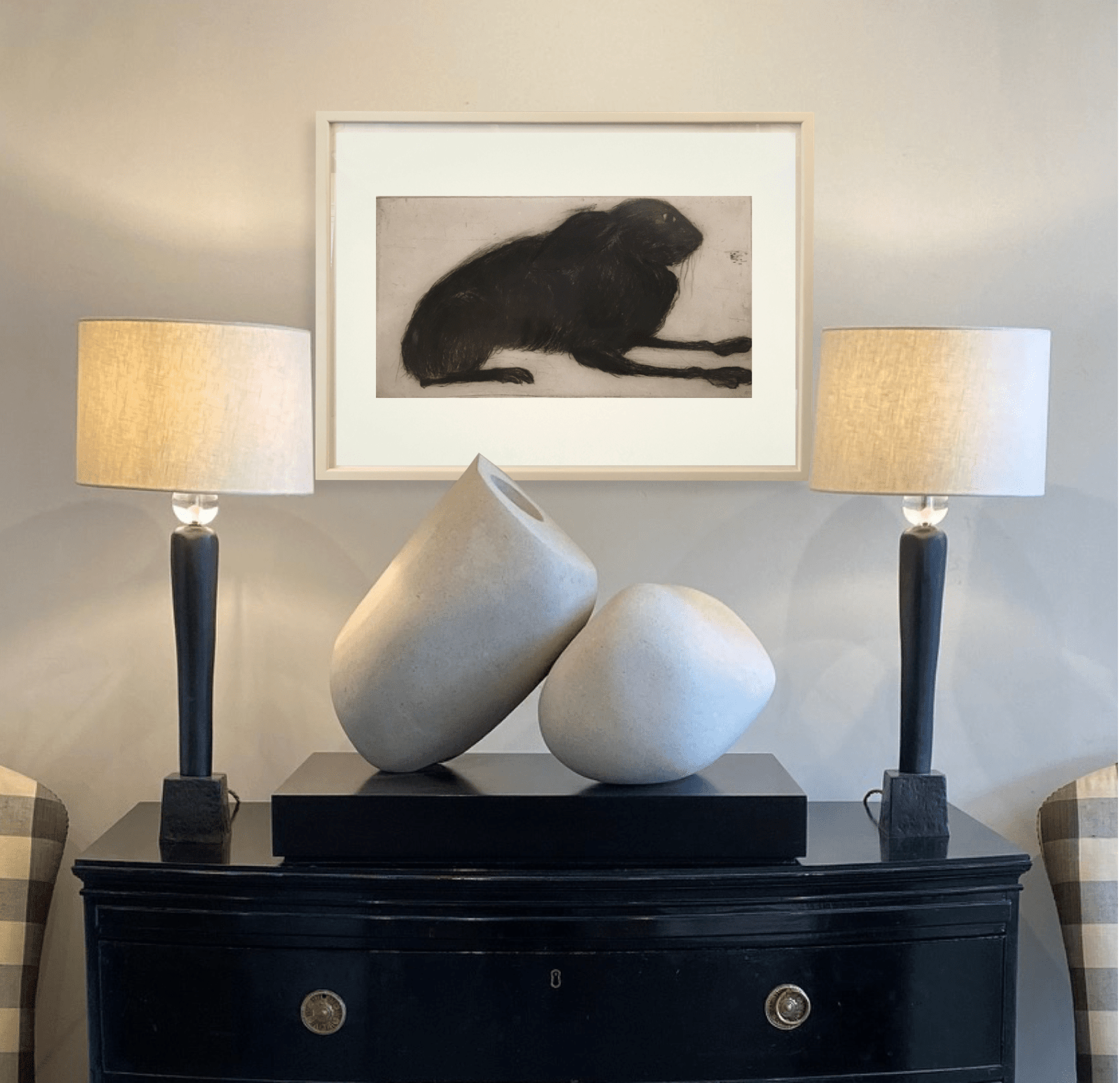 Kate Boxer, Hare (Unframed)