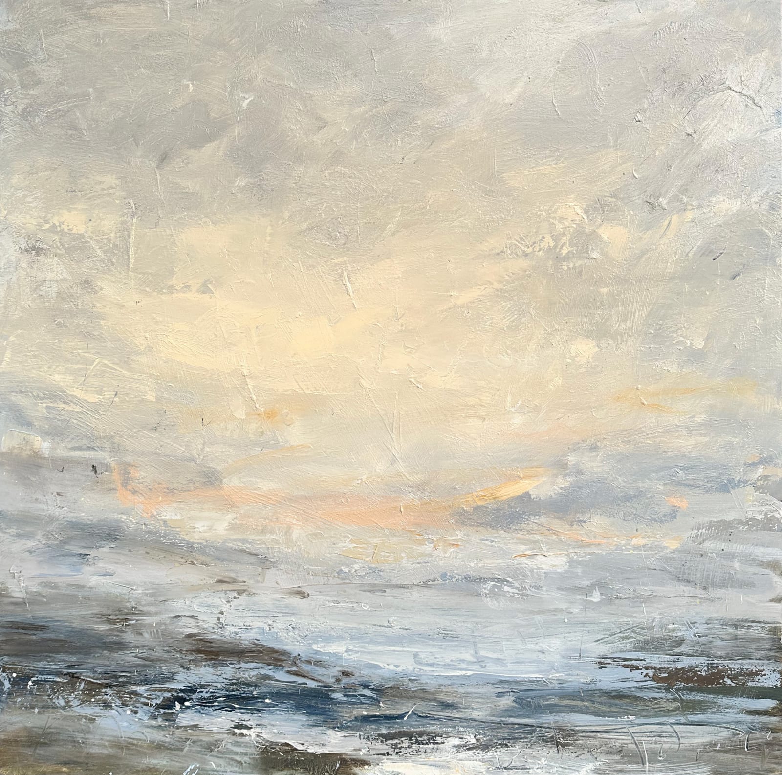 Louise Balaam, Pale Gold Sky, Carn Brea