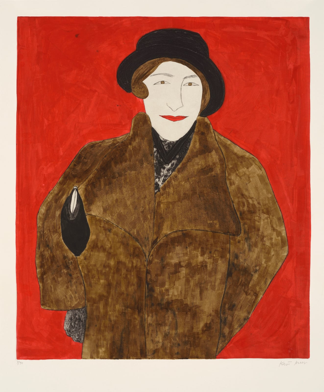 Kate Boxer, Agatha Christie (Unframed)